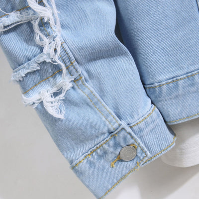 Spring And Autumn Denim Coat Men