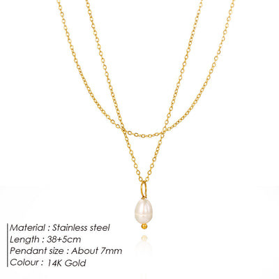 Double-layer Pearl Necklace