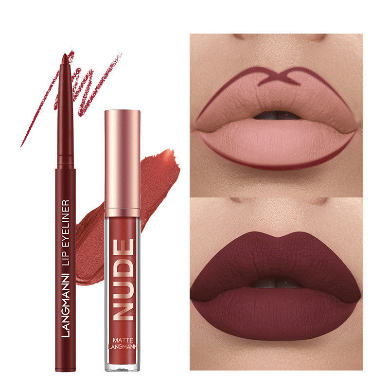 Lip Liner And Lipstick Makeup